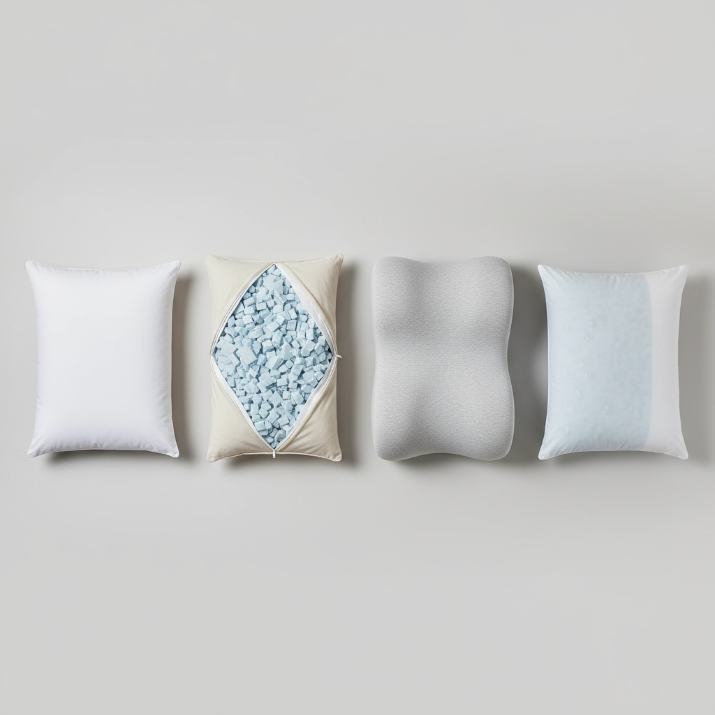 Soorten memory foam kussens