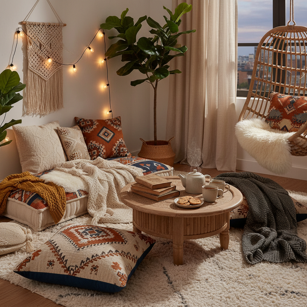 Styling met vloerkussens