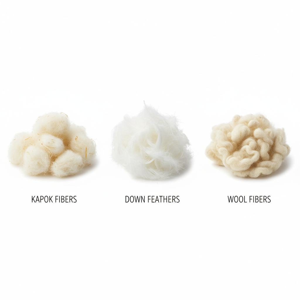 Kapok vs andere vullingen