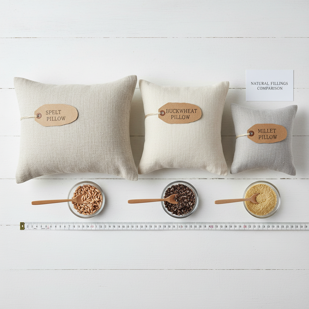 Soorten spelt kussens