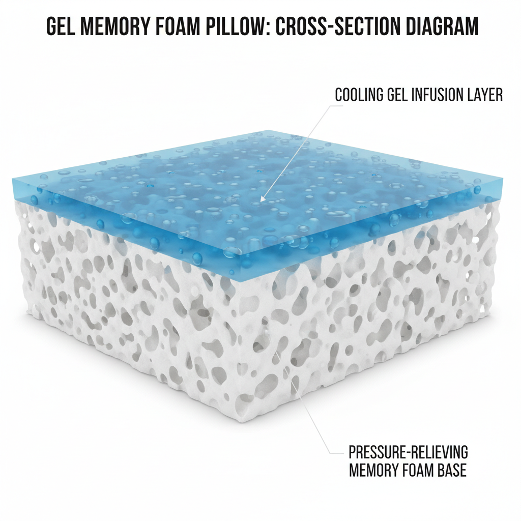 Hoe werkt een gel kussen?