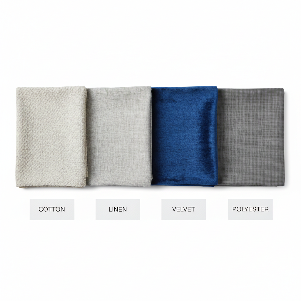 Materialen voor kussenhoezen