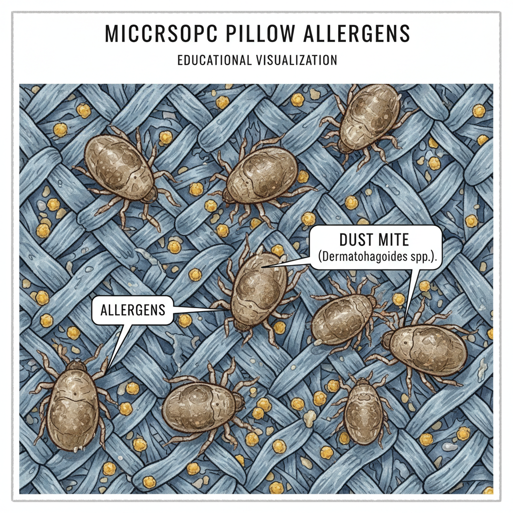 Soorten antiallergische kussens