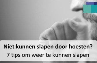 Niet kunnen slapen door hoesten? 7 tips om weer te kunnen slapen