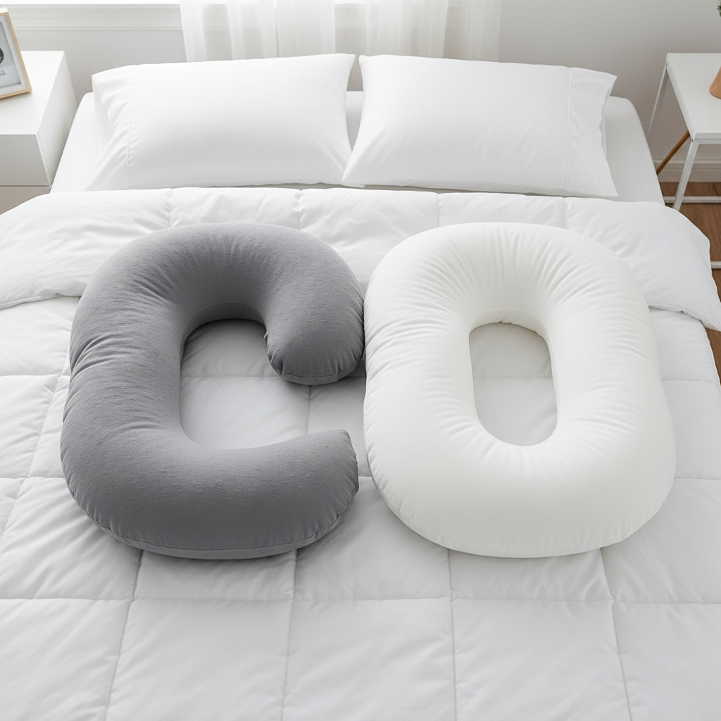 C-vorm versus U-vorm zwangerschapskussen vergelijking